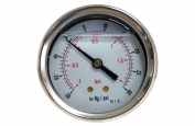 -30+30, Vacuum Pressure Gauge Back Mounted