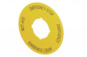 Emergency Stop Label